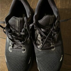 Brooks Ghost 15 Black and Gray Athletic Shoes